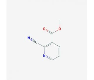 2-Cyano-3-pyridinecarboxylic acid methyl ester (CAS 75358-89-3) - chemical structure image