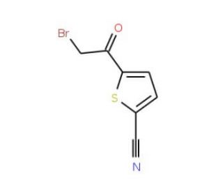 2-Cyano-5-(bromoacetyl)thiophene (CAS 496879-84-6) - chemical structure image