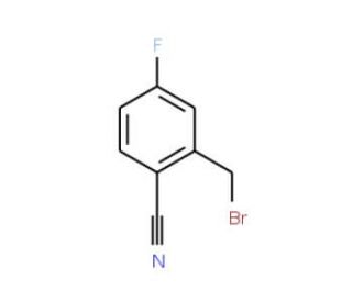 2-Cyano-5-fluorobenzyl bromide (CAS 421552-12-7) - chemical structure image
