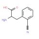 2-Cyano-D-phenylalanine (CAS 263396-41-4) - chemical structure image