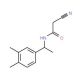 2-Cyano-N-[1-(3,4-dimethylphenyl)ethyl]acetamide - chemical structure image