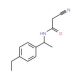 2-Cyano-N-[1-(4-ethylphenyl)ethyl]acetamide - chemical structure image