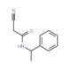2-Cyano-N-(1-phenylethyl)acetamide - chemical structure image