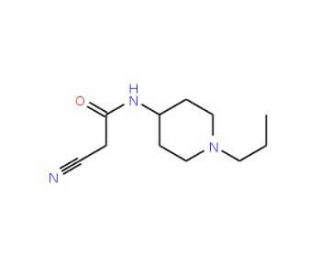 2-Cyano-N-(1-propylpiperidin-4-yl)acetamide - chemical structure image