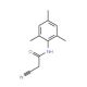 2-Cyano-N-(2,4,6-trimethyl-phenyl)-acetamide (CAS 24578-56-1) - chemical structure image