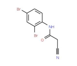 2-Cyano-N-(2,4-dibromophenyl)acetamide - chemical structure image