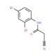 2-Cyano-N-(2,4-dibromophenyl)acetamide - chemical structure image