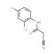2-Cyano-N-(2,4-dichloro-phenyl)-acetamide (CAS 17722-32-6) - chemical structure image