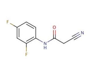 2-Cyano-N-(2,4-difluoro-phenyl)-acetamide - chemical structure image