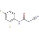 2-Cyano-N-(2,4-difluoro-phenyl)-acetamide - chemical structure image