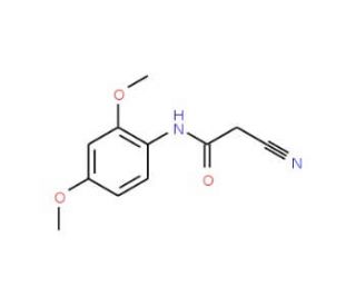 2-Cyano-N-(2,4-dimethoxyphenyl)acetamide - chemical structure image