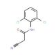 2-Cyano-N-(2,6-dichloro-phenyl)-acetamide (CAS 64204-39-3) - chemical structure image