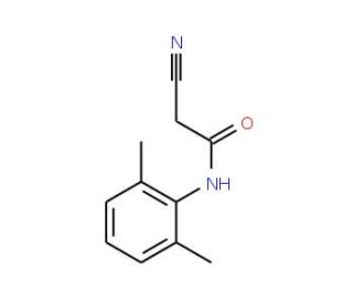 2-Cyano-N-(2,6-dimethyl-phenyl)-acetamide (CAS 53984-98-8) - chemical structure image