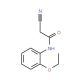 2-Cyano-N-(2-ethoxyphenyl)acetamide - chemical structure image