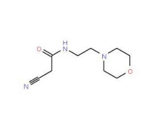 2-Cyano-N-(2-morpholin-4-yl-ethyl)-acetamide (CAS 15029-26-2) - chemical structure image