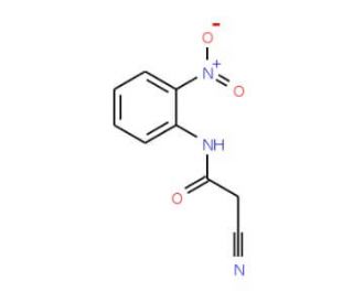 2-Cyano-N-(2-nitrophenyl)acetamide (CAS 65372-22-7) - chemical structure image