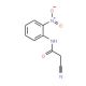 2-Cyano-N-(2-nitrophenyl)acetamide (CAS 65372-22-7) - chemical structure image
