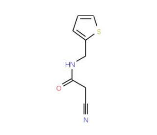 2-Cyano-N-(2-thienylmethyl)acetamide - chemical structure image