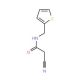 2-Cyano-N-(2-thienylmethyl)acetamide - chemical structure image