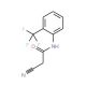2-Cyano-N-[2-(trifluoromethyl)phenyl]acetamide (CAS 419534-37-5) - chemical structure image