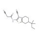 2-Cyano-N-[3-cyano-6-(1,1-dimethylpropyl)-4,5,6,7-tetrahydro-1-benzothien-2-yl]acetamide - chemical structure image