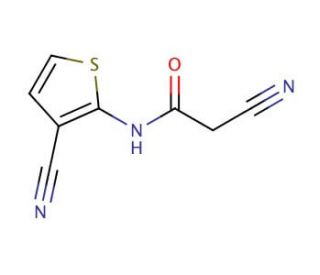 2-cyano-N-(3-cyanothien-2-yl)acetamide - chemical structure image