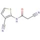 2-cyano-N-(3-cyanothien-2-yl)acetamide - chemical structure image