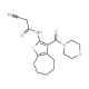2-Cyano-N-[3-(morpholin-4-ylcarbonyl)-5,6,7,8-tetrahydro-4H-cyclohepta[b]thien-2-yl]acetamide - chemical structure image