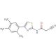 2-cyano-N-[4-(2,4,5-trimethylphenyl)-1,3-thiazol-2-yl]acetamide - chemical structure image