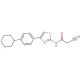 2-cyano-N-[4-(4-cyclohexylphenyl)-1,3-thiazol-2-yl]acetamide - chemical structure image