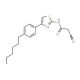 2-cyano-N-[4-(4-hexylphenyl)-1,3-thiazol-2-yl]acetamide - chemical structure image