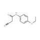 2-Cyano-N-(4-ethoxy-phenyl)-acetamide (CAS 51838-07-4) - chemical structure image