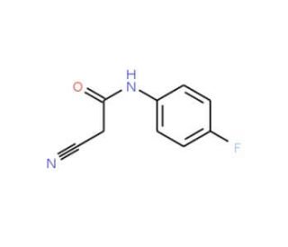 2-Cyano-N-(4-fluoro-phenyl)-acetamide (CAS 1735-88-2) - chemical structure image