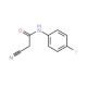 2-Cyano-N-(4-fluoro-phenyl)-acetamide (CAS 1735-88-2) - chemical structure image