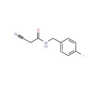 2-Cyano-N-(4-fluorobenzyl)acetamide - chemical structure image