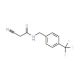 2-Cyano-N-[4-(trifluoromethyl)benzyl]acetamide (CAS 566926-08-7) - chemical structure image