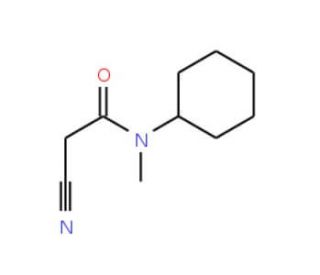 2-Cyano-N-cyclohexyl-N-methylacetamide - chemical structure image