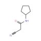 2-cyano-N-cyclopentylacetamide (CAS 15112-75-1) - chemical structure image