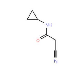 2-Cyano-N-cyclopropyl-acetamide (CAS 15029-37-5) - chemical structure image