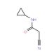 2-Cyano-N-cyclopropyl-acetamide (CAS 15029-37-5) - chemical structure image