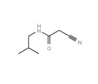 2-cyano-N-isobutylacetamide (CAS 51838-01-8) - chemical structure image