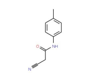 2-Cyano-N-p-tolyl-acetamide (CAS 6876-54-6) - chemical structure image
