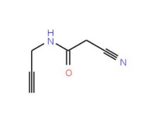 2-cyano-N-(prop-2-yn-1-yl)acetamide - chemical structure image