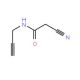 2-cyano-N-(prop-2-yn-1-yl)acetamide - chemical structure image