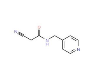 2-Cyano-N-(pyridin-4-ylmethyl)acetamide - chemical structure image