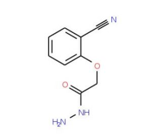(2-Cyano-phenoxy)-acetic acid hydrazide - chemical structure image