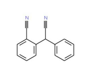 2-[Cyano(phenyl)methyl]benzenecarbonitrile (CAS 127667-03-2) - chemical structure image