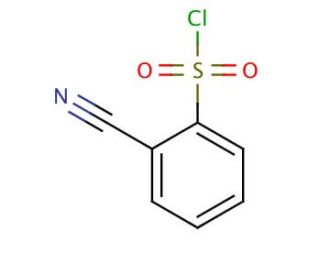 2-Cyanobenzenesulfonyl chloride (CAS 69360-26-5) - chemical structure image