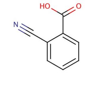 2-Cyanobenzoic acid (CAS 3839-22-3) - chemical structure image