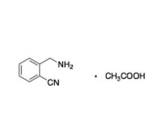 2-Cyanobenzylamine Acetic Acid Salt - chemical structure image